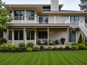 Multi Level Deck with Landscaping | Elegant Exteriors
