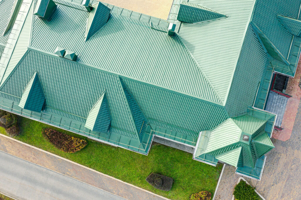 Commercial Building Metal Roof Installation Elegant Exteriors Lake County | Elegant Exterior