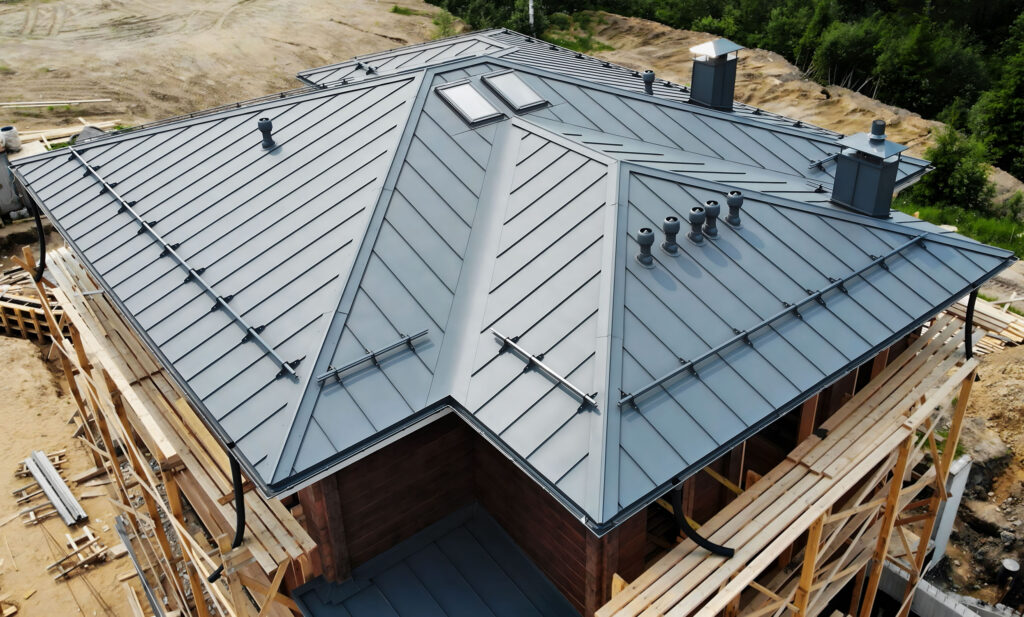 Metal Roof Installation On Home Elegant Exteriors Lake County Wi | Elegant Exterior
